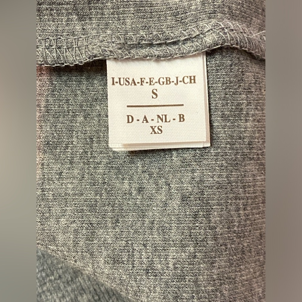 Brunello Cucinelli Grey Cotton/Lycra Top Size S Monali Beading Boat Neck Womens - Picture 14 of 16